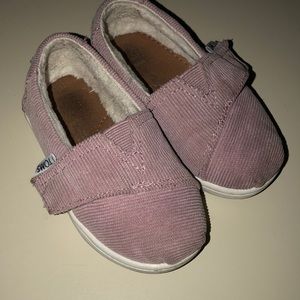 Toddler Toms corduroy pink